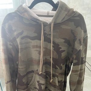 JCrew Camo Vintage Fleece Sweatshirt